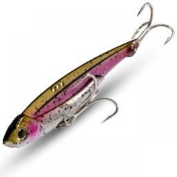 VIB Big Fishing Lure 20g 25g 30g Metal Jig Sinking Spinning Blade Cast Treble Hooks VIBRATION Tackle HardBait Artificial Bait