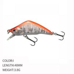 1Pcs 38mm/48mm/45mm Japanese Fishing Lure Mini Minnow Bass Trout Lure Wobbler Fishing Micro Lure Sinking Fishing Bait Pesca
