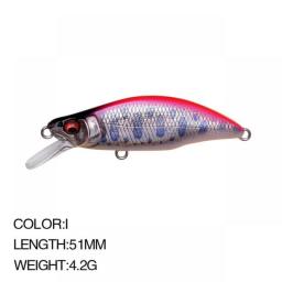 2023 New Model Sinking Minnow Fishing Lures 52mm 4.5g Jerkbait Bass Pike Carkbait Wobblers Swimbait Professional Hard Bait