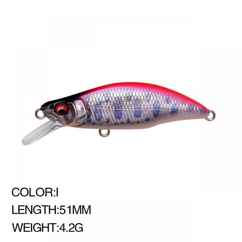 2023 New Model Sinking Minnow Fishing Lures 52mm 4.5g Jerkbait Bass Pike Carkbait Wobblers Swimbait Professional Hard Bait