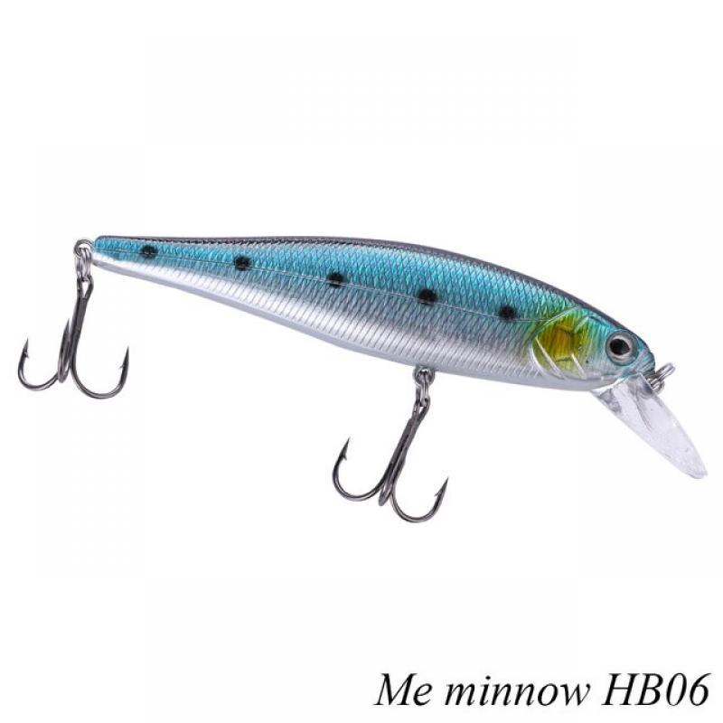 Makebass 3.94in/0.53oz Minnow Plug Fishing Lures Floating Hard Baits Swimbaits Fishing Tackle Tool for Trout Walleye Pike  etc.