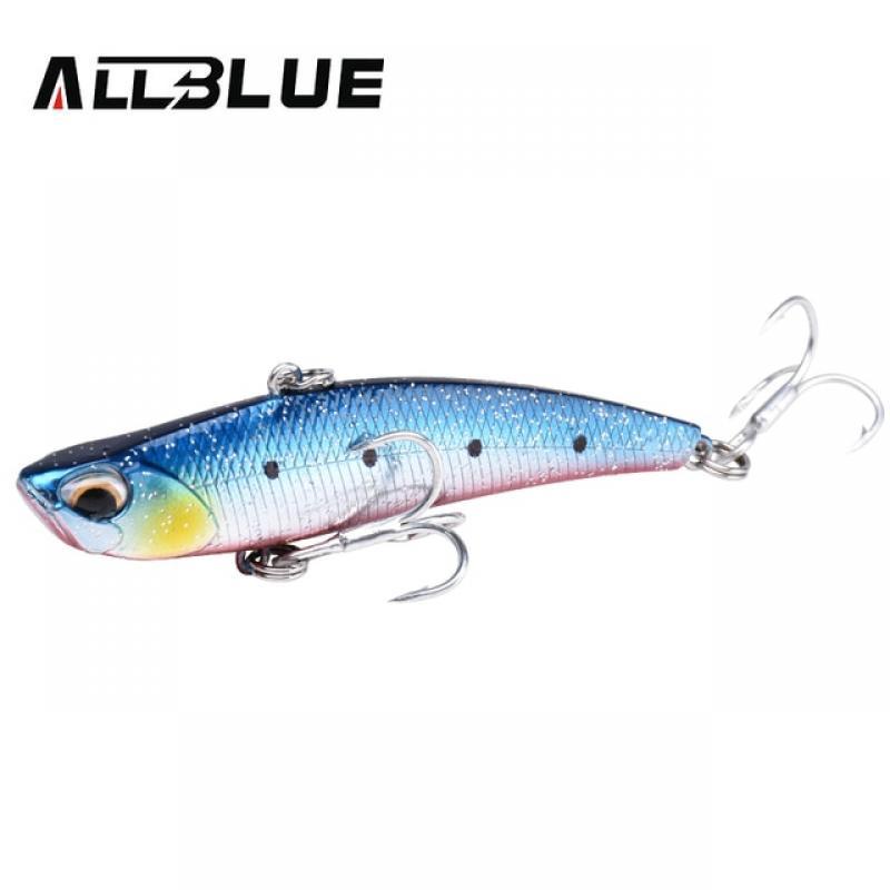 ALLBLUE 2018 Blade 70S Sinking Vibration Fishing Lure Hard Plastic Artificial VIB Winter Ice Fishing Pike Bait Tackle Isca Peche