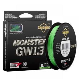 SeaKnight Brand GW13 300M 150M Fishing Line 13 Strands Fast Sinking Multifilament PE Line 12+1GTX For Saltwater Fishing 30-110LB