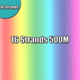 300M/500M/1000M/1500M Braided Fishing Line 16 Strands PE Braid Multicolor Super Power Japan Multifilament Line For Crap Fishing