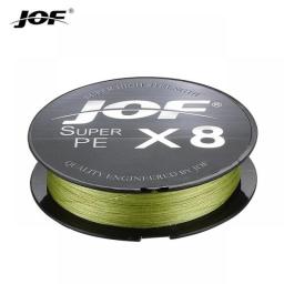 JOF 8 Weaves Multifilament Fishing Line 100M 300M 500M 8 Strands Braided Fishing Line PE Line 15 20 30 40 50 60 80 100LB