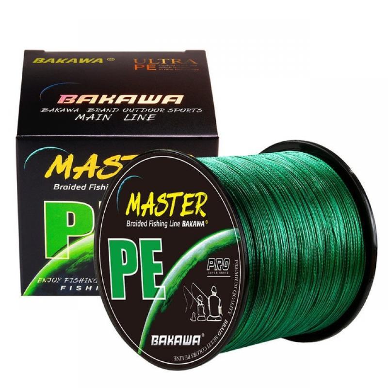 BAKAWA 12 Strands Fishing Line 300/100M/500M/1000M Braided PE Strong Wire Multifilament Durable Sea Saltwater Japa Tool
