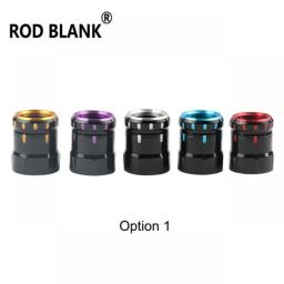 Rod Blank 1Pcs Aluminum Reel Seat Nut  Reel Seat Hood Cap Fishing Rod Building Component Fishing Rod DIY Repair Accessory