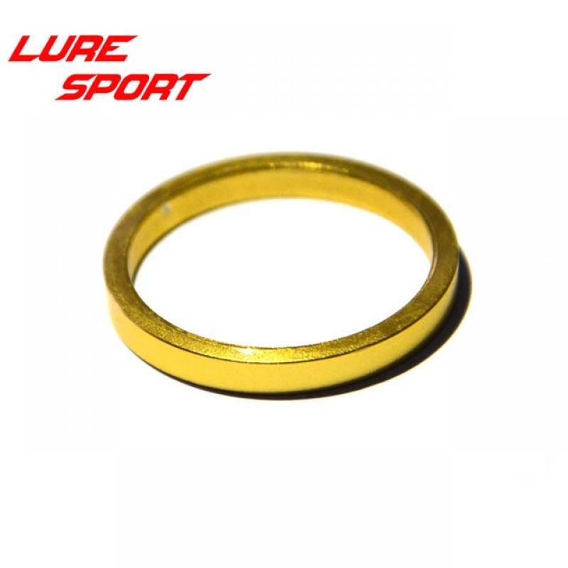 LureSport 10pcs wind Check H 3mm Aluminum Trim Ring for Plastic Butt Rod Building Component Repair rod DIY Accessory