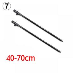 Carp Fishing Buzz Bars 20cm 30cm Fishing Rod Pod Holder Black Buzzer Bar For 2 Rods