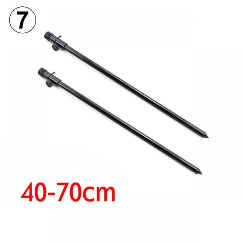 Carp Fishing Buzz Bars 20cm 30cm Fishing Rod Pod Holder Black Buzzer Bar for 2 Rods