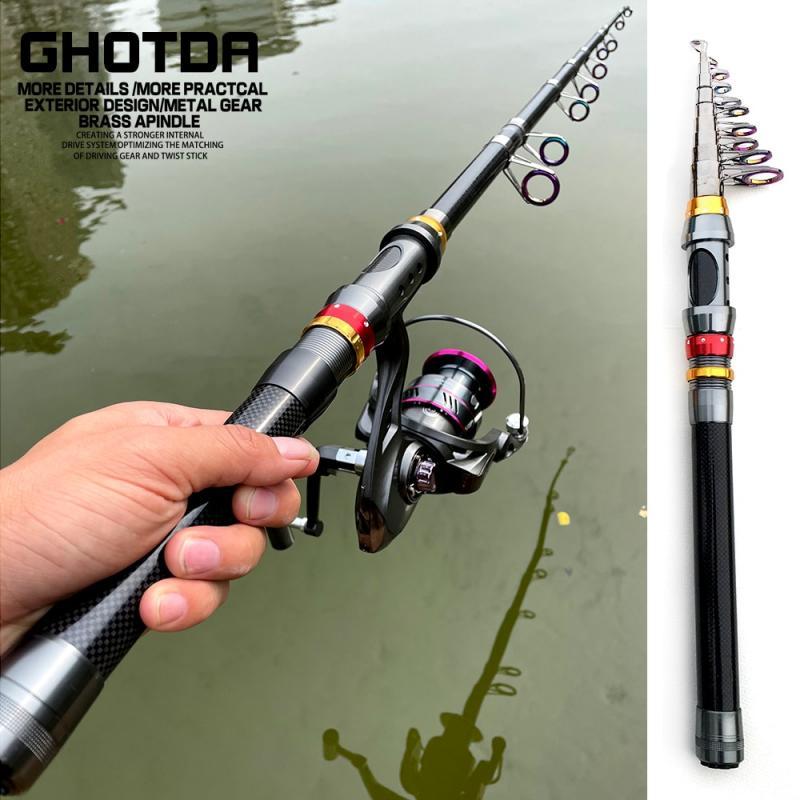 Fishing Rod and Reel Combo Set Spinning Fishing Reel and Spinning Rods Fishing Set