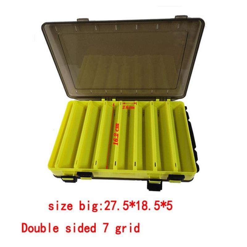 Large-capacity Fishing Bait Storage Box Double-Layer Fishing Bait Box Portable Multi-grid Fishing Tackle Storage Box