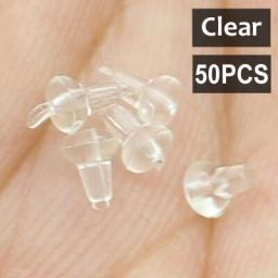 50PCS Carp Fishing Accessories Fishing Hook Stop Rubber Beads Fishing Hook Stopers Chod Heli Rigs Stop Beads For Carp Rig Tackle