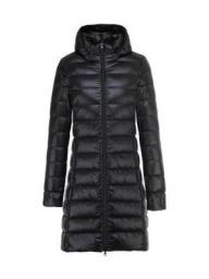 Women Winter Puffy Jackets 2021 New Hood Removable Woman Slim White Duck Down Coat Female Portable Fluffy Long Down Coats 5XL