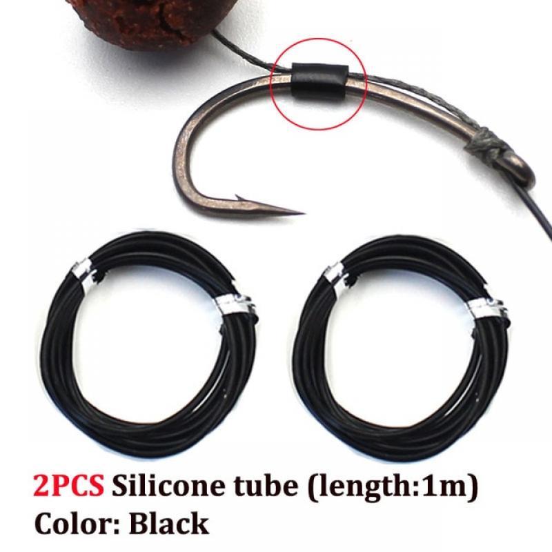 30PCS Carp Fishing Anti Tangle Sleeve Accessories Helicopter Rig Tubing Hook Swivel Connector Sleeve for Fishing Line Protection