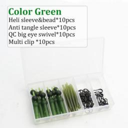 Carp Fishing Connector Bearing Swivel Q-Shaped Quick Change Swivels For Carp Fishing Terminal Tackle Accessories Set