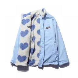 Women's Faux Rabbit Fur Jacket Autumn And Winter 2021 New Love Plush Jacket Women Loose Hooded Thick Cotton-padded Clothes Tide