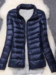 Women Winter Jacket 2021 New Ultra Light Duck Down Parkas Slim Female Puffer Jacket Portable Windproof Down Coat Chaqueta Mujer