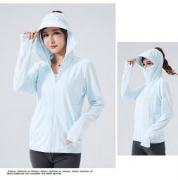 TRVLWEGO Summer Women Men Fishing Shirt UV Proof Coat Quick Dry Thin Sunscreen UPF50+ Outwear Hooded Cycling Beach Clothes
