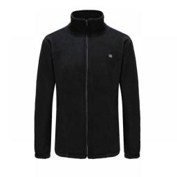 Men USB Heated Fleece Jacket Winter Outdoor Camping Sportswear Heated Coat Graphene Heat Coat Heating Jackete