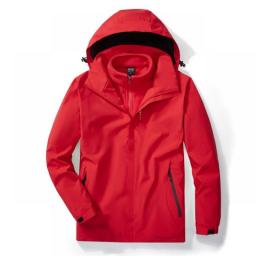 Outdoor Camping Windproof And Cold Proof Waterproof Jacket Men's Hiking Jacket Fleece Liner Waterproof Jacket Men's
