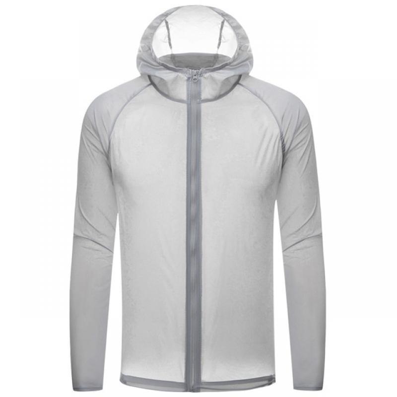 TRVLWEGO Men Women Hiking  Jackets Cycling Windproof Ultra-Light Windbreaker Top Running Coat Reflective Zipper At Night UVProof