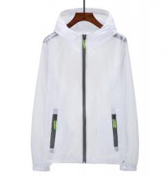 (S-7XL)Reflective Zipper Sun Protective Hiking Jacket Men Women Outdoor Running Cycling Camping Fishing Skin Clothes Custom Logo