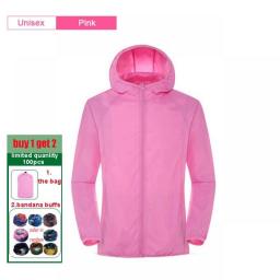 Camping Windbreak Men Women Hiking Jacket Waterproof Sun Protection Windbreaker Fishing Jackets Quick Dry Skin With Pocket