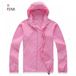 TRVLWEGO Outdoor Jacket Running Camping Hik Bike Sport Sun-Protect Ultralight Waterproof Rain Women Men Ultra Thin Fabric Coat
