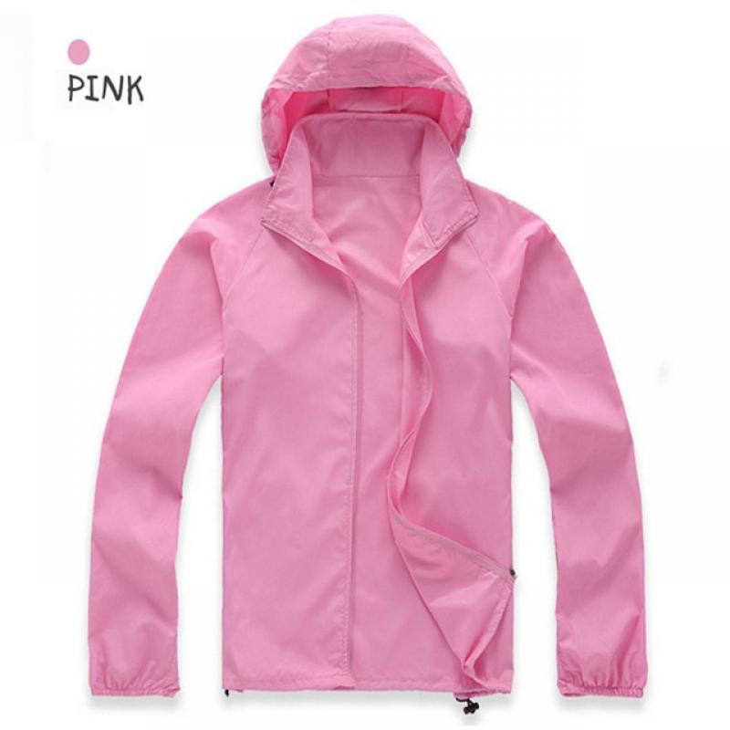 TRVLWEGO Outdoor Jacket Running Camping Hik Bike Sport Sun-Protect Ultralight Waterproof Rain Women Men Ultra Thin Fabric Coat