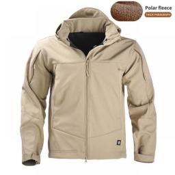 Military Soft Shell Jackets Tactical Windproof Men Jacket Hiking Army Combat Jackets Hooded Bomber Coats Hunting Clothes