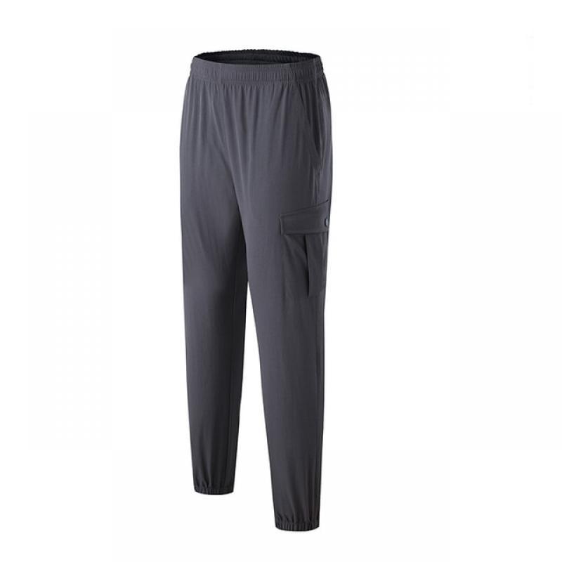 With Logo Spring/Summer Quick Dried Sports Pants Men's Thin Fitness Casual Pants Loose Straight Sleeve With Pockets Long Pants