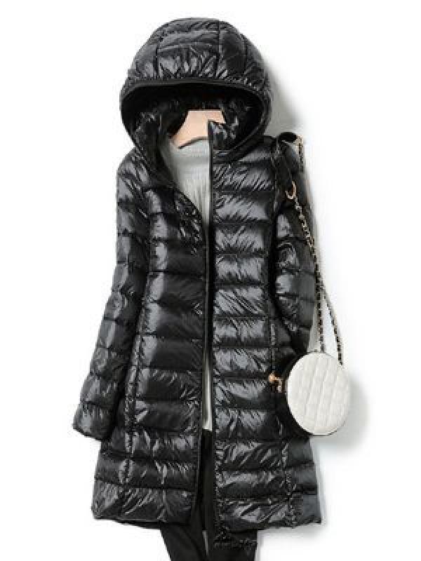Women's Winter Jackets 2021 New Ultra Light Portable Winter Coat Hooded Female Duck Down Jacket Hood Removable Windbreaker 5XL