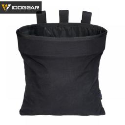 IDOGEAR MOLLE Magazine Dump Pouch Tactical Mag Drop Pouch Recycling Bag Storage Bag 3550