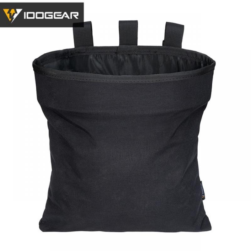 IDOGEAR MOLLE Magazine Dump Pouch Tactical Mag Drop Pouch Recycling Bag Storage Bag 3550