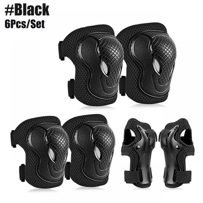 GOMOREON Kids/Youth Protective Gear Set, Kids Knee Pads and Elbow Pads Wrist Guard Protector for Scooter, Skateboard, Bicycle