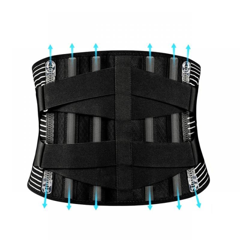 Back Braces for Lower Back Pain Relief with 6 Stays, Breathable Back Support Belt for Men/Women for work lumbar support belt