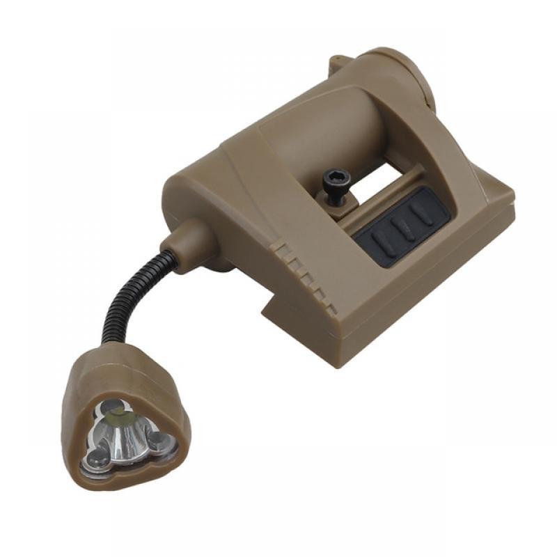Tactical Helmet Light Charge Mpls 4 Modes Green Red IR Laser Helmet Lamp Energy Saving Hunting Military Helmet Flashlight