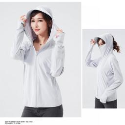 TRVLWEGO Long Sleeve Hoody Summer Women Sun UV Protection Quick Dry Clothing Men Hooded Jacket Thin Beach Sweatshirt