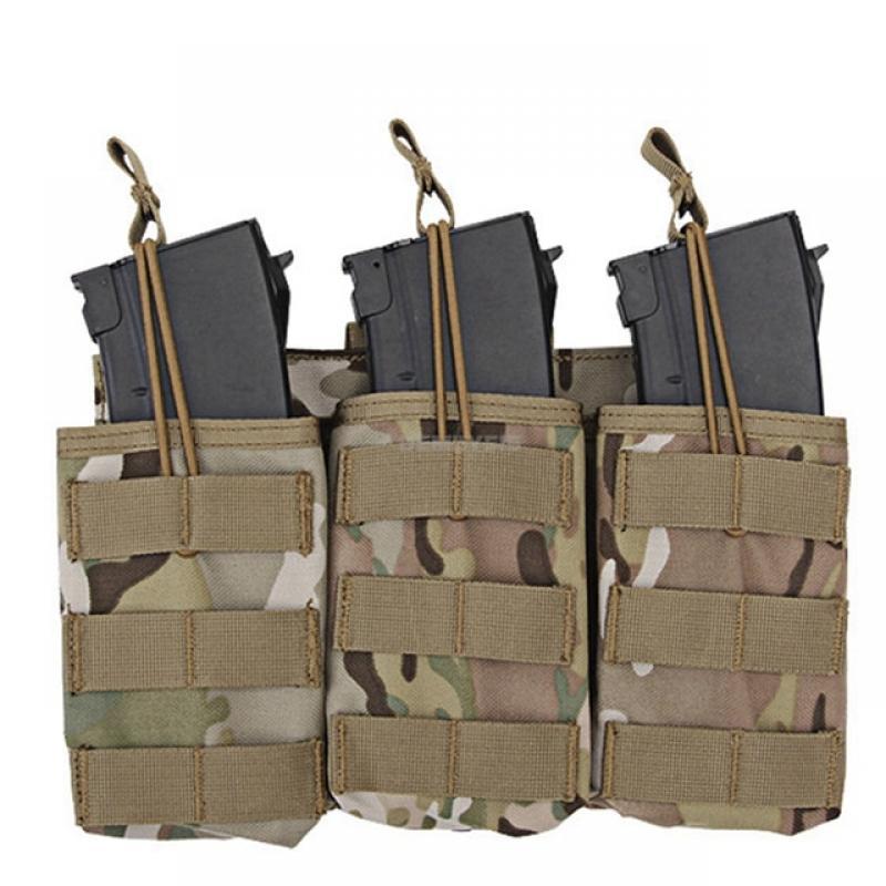 1000D Nylon Single / Double / Triple Magazine Pouch Tactical M4 Military Pouch Molle Paintball Airsoft Magazine Pouch
