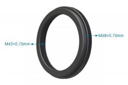 Datyson Threads Conversion Adapter Male M48 To M42 Female Metal T-Ring For Astronomical Photography