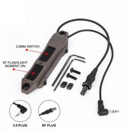 WADSN Tactical Dual Function Pressure Switch For Airsoft PEQ-15 NGAL  M600 M300 Scout Flashlight Pistol Gun Weapon Accessories