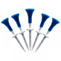 5pcs/box Ball Tee Stable Training Ball Stand Tees Outdoor Sports Accessories Height Adjustable 86mm Long For Golfer Practice