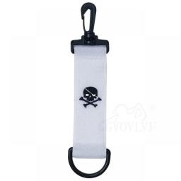 Golf Hang Gloves Magic Tape Skull Head Double-sided Durable Small Outdoor Portable Hanging Can Be Hung On The Ball Bag Or Pants