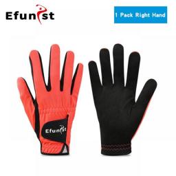 Pack 1 Pcs/Pair Efunist Golf Glove Men Left Hand Breathable Green 3D Performance Mesh Non-slip Micro Fiber Golf Gloves Mens Man