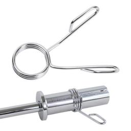 2pcs Barbell Spring Collars 50mm Gym Barbell Weight Spring Collar Lock Clips Dumbbell Gym Heavy Duty Design Weight Lifting Parts