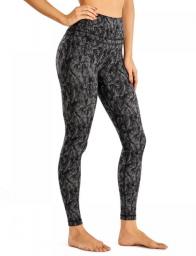 CRZ YOGA Women's Naked Feeling High-Rise Tight Yoga Pants Workout Fitness Leggings With High Elasticity-25 Inches