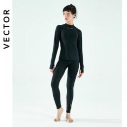 VECTOR Women Ultra Soft Winter Quick Dry Base Layering Set Microfiber Fleece Thermal Underwear Long Johns Set Clothes Plus Pants