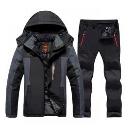 2022 New Men's Ski Suit Brands Windproof Waterproof Thicken Warm Snow Coat Winter Skiing And Snowboarding Jacket And Pants Set