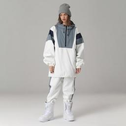 New Thick Warm Ski Suit Women Men Waterproof Windproof Couple Snowboarding Jacket Pants Set Female Snow Costumes Outdoor Unisex